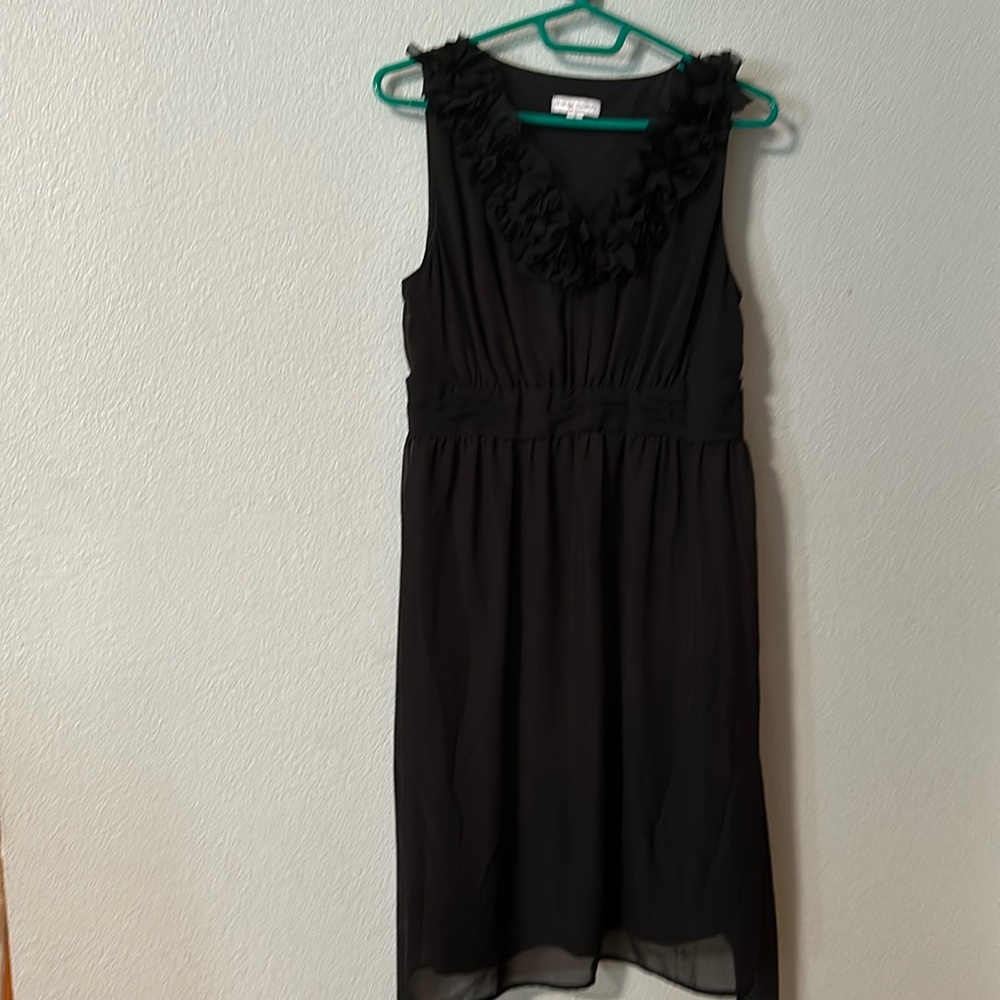 Black maternity dress